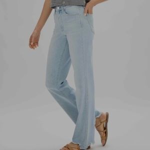 Judy Blue Jesse High Rise Destroyed Hem Straight Leg Curvy Denim Size 14W